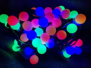 - 200LED 10m. mini-bumbiņas Multi Color