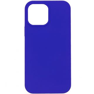 Evelatus iPhone 12 Pro Max Premium Soft Touch Silicone Case Dark Blue zils
