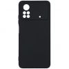 Аксессуары Моб. & Смарт. телефонам Evelatus Poco X4 Pro 5G Premium Soft Touch Silicone Case Black melns 