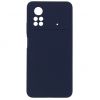 Aksesuāri Mob. & Vied. telefoniem Evelatus Poco X4 Pro 5G Premium Soft Touch Silicone Case Blue zils 