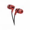 Aksesuāri datoru/planšetes CANYON SEP-4 Stereo earphone with microphone 3.5 mm Red sarkans Cover, case