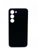Aksesuāri Mob. & Vied. telefoniem Evelatus Galaxy S23 Premium Soft Touch Silicone Case Black melns Portatīvie akumulātori