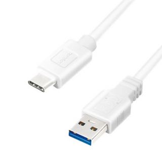 - USB 3.2 Gen 1x1 Cable CU0174 1 m, White, USB-A Male, USB-C Male