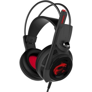 MSI DS502 Gaming Headset, Wired, Black/Red 