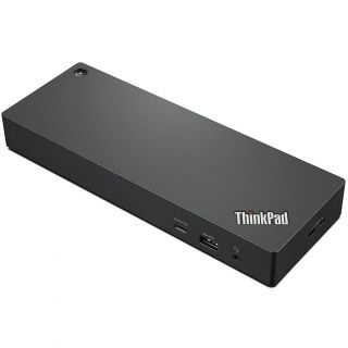 Lenovo Universal Thunderbolt 4 Dock  Max displays: 4 / Max resolution: 8K / 60Hz / Supports: 4x4K / 60Hz or 1x8K / 1xEthernet LAN  RJ-45  / WiFi / 2xDP 1.4 / 1xHDMI 2.1 / 4xUSB 3.1  1 always-on  / 1xThunderbolt 4 downstream / 1xUSB-C / 1x3.5mm combo jack / Bluetooth / Input power: 135W / Output Power: 100W  Warranty 36 month s