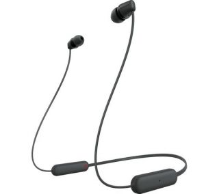 Sony WI-C100 Wireless In-Ear Headphones, Black melns