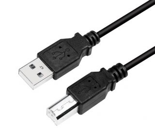 - CU0007B USB 2.0 cable 2 m, USB 2.0 B  male , USB 2.0 A  male