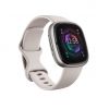 Смарт-часы Fitbit Sense 2 , NFC, GPS  satellite  , Waterproof , Wi-Fi Lunar White balts Смарт-часы