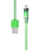 Беспроводные устройства и гаджеты HOCO Universal 
 Micro Usb LED Touch UPM07 
 Green zaļš zaļ...» 