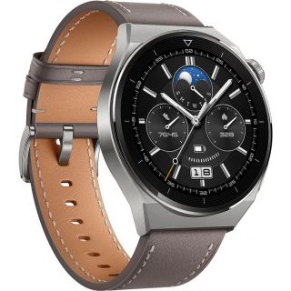 Huawei Watch GT 3 Pro 46mm Leather Strap Grey pelēks