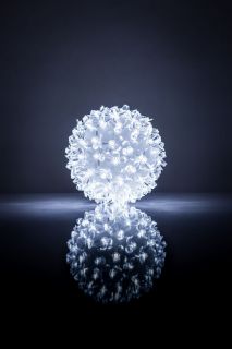 - Christmas Lights Ball RS-214 80LED D-13cm White balts