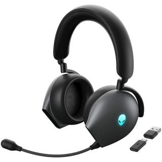 DELL Headset Alienware Tri-Mode AW920H Over-Ear, Microphone, 3.5 mm jack, Noice canceling, Wireless, Dark Side of the Moon 