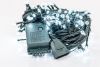 Ziemassvētku lampiņas - LED Christmas Lights 100 LED RS-111 7m Warm White balts Virtenes iekštelpam