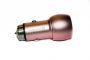 Evelatus Car Charger ECC01 PINK 2USB port 3.1A with stainless steel escape tool Pink rozā