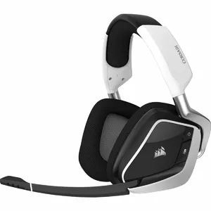 Corsair Premium Gaming Headset VOID RGB ELITE Built-in microphone, Black / White, Over-Ear melns