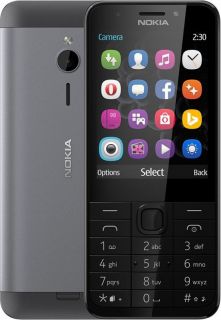 NOKIA 230 DS RM-1172 Dark Silver sudrabs