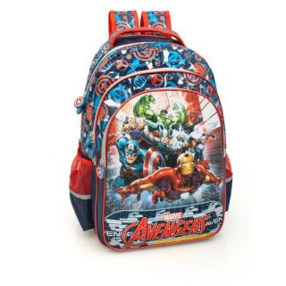 Marvel Premium Mugursoma zēniem Avengers Deluxe XL 3D 61213 Blue