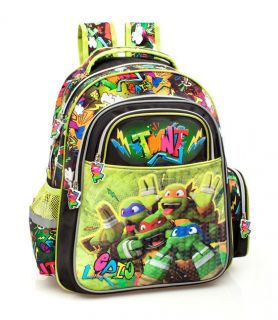 - TMNT Premium Mugursoma zēniem Ninja Turtles 3D 72210 Black