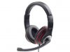 Aksesuāri Mob. & Vied. telefoniem GEMBIRD Stereo headset, Los Angeles + microphone, passive noise canceling Blac...» 