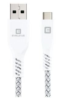 Evelatus Type-C Data Cable TPC01 White balts