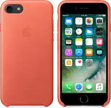 Apple iPhone 7 / 8 / SE2020 / SE2022 Leather case MQ5F2ZM / A Geranium
