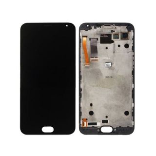 MEIZU MX5 LCD Screen + Touch Screen Digitizer Assembly with Frame S-SP-4664B Black