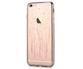 - Devia 
 Apple 
 iPhone 7 Plus  /  8 Plus Crystal Meteor soft case 
 Champagne Gold zelts