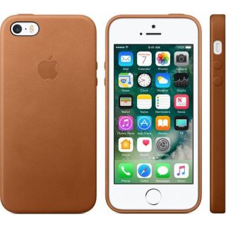 Apple iPhone 5 / 5s / SE Leather Case MNYW2ZM / A Brown brūns