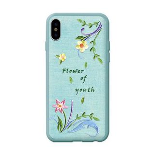- Devia Apple iPhone X Flower Embroidery Case lanzh