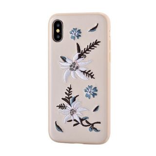 - DEVIA Apple iPhone X Flower Embroidery Case Jalam