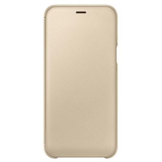 Samsung A6 Plus 2018 A605 Wallet Cover EF-WA605CFE Gold zelts