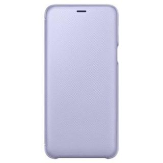 Samsung A6 Plus 2018 A605 Wallet Cover Purple purpurs