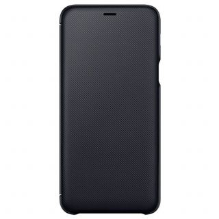 Samsung A6 Plus 2018 A605 Wallet Cover EF-WA605CBE Black melns