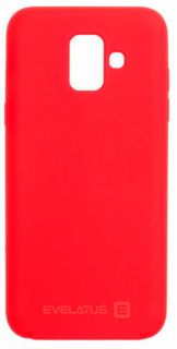 Evelatus Evelatus Samsung A6 2018 Silicone Case Red sarkans