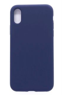 Evelatus Evelatus Apple iPhone Xs MAX Silicone Case Midnight Blue zils