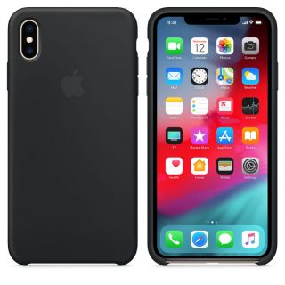 Apple iPhone Xs Max Silicone Case MRWE2ZM / A Black melns