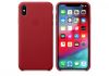 Aksesuāri Mob. & Vied. telefoniem Apple iPhone Xs Leather Case MRWK2ZM / A Red sarkans 
