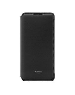 Huawei P30 Wallet Cover Black melns