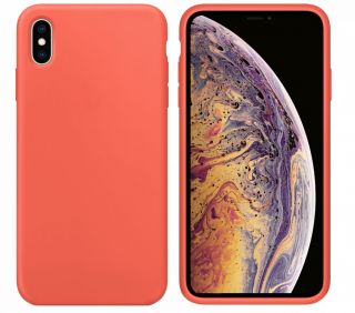 Evelatus Evelatus Apple iPhone Xs Soft Premium Soft Touch Silicone Case Nectarine