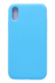 Evelatus iPhone Xs Premium mix solid Soft Touch Silicone case Sky Blue zils