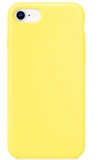 Evelatus iPhone 7 / 8 / SE2020 / SE2022 Premium mix solid Soft Touch Silicone case Light Yellow dzeltens