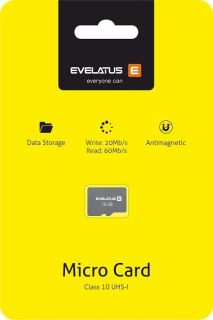Evelatus Universal Micro Card SD 16GB 3.0 EMC01 W:20mb / s; R:60mb / s