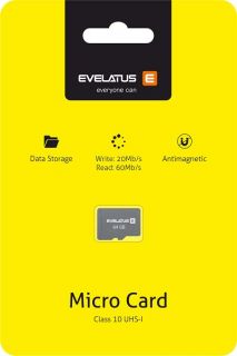 Evelatus Micro Card SD 64GB 3.0 EMC01 W:20mb / s; R:60mb / s
