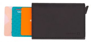 Evelatus Leather Wallet LEW01 Black melns