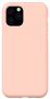 Evelatus iPhone 11 Pro Max Premium mix solid Soft Touch Silicone case Pink Sand rozā