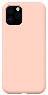 Evelatus iPhone 11 Pro Max Premium mix solid Soft Touch Silicone case Pink Sand rozā
