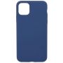 Evelatus iPhone 11 Pro Max Premium Soft Touch Silicone case Midnight Blue zils