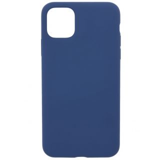 Evelatus iPhone 11 Pro Max Premium Soft Touch Silicone case Midnight Blue zils