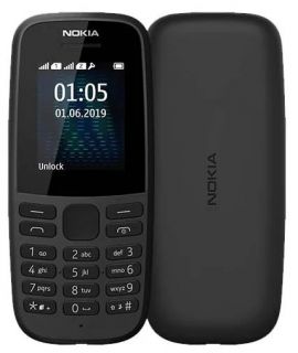 NOKIA 105 2019 DS TA-1174 Black melns