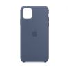 Aksesuāri Mob. & Vied. telefoniem Apple iPhone 11 Pro Max Silicone Case MX032ZM / A Alaskan Blue zils Bezvadu lādētāji (Induktīvie)